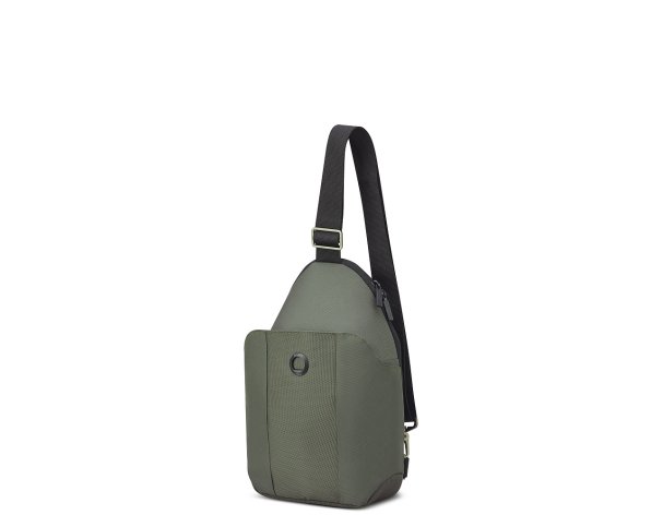 Сумка плечевая Delsey Picpus, 10x32x21.5 см, зеленый (00335410203)