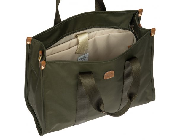 Bag women's Bric's X-Collection 40.5x30.5x17 cm, green (BXG45852.078)