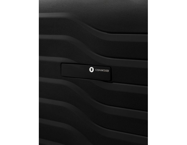 Suitcase Conwood Verto, 38x55x21 cm, black (CD-PPT033-TS-BLK)