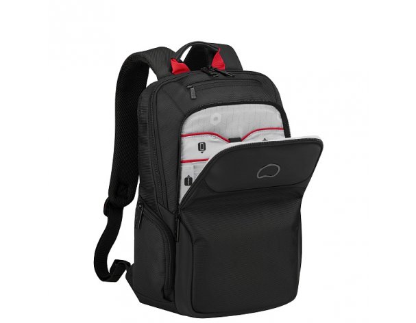 Laptop Backpack Delsey Parvis Plus, 39x28x14 cm, black (00394460200)