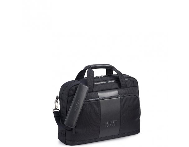 Laptop bag Delsey Wagram, 41x30x12.5 cm, black (00119916000)