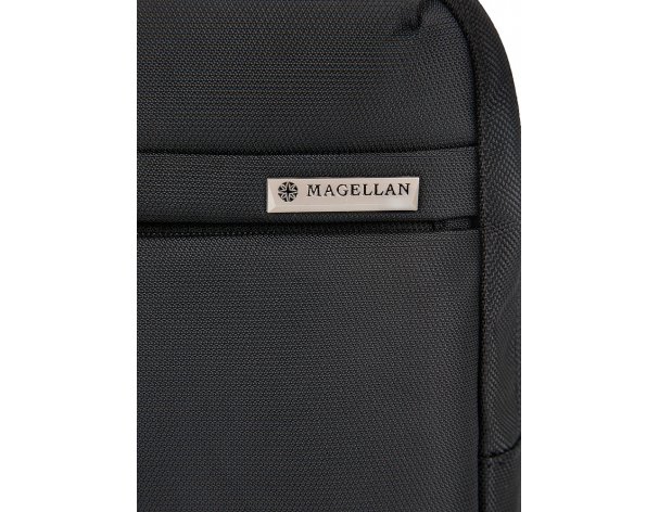 Men's backpack Magellan Discovery, 18x29.5x9.5 cm, black (MAGDISSLBLAM)