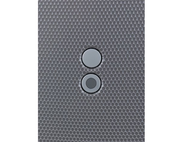 Suitcase Echolac Atlas Pro 4-wheel, 52x75x30 cm, silver (1124TS080919280)