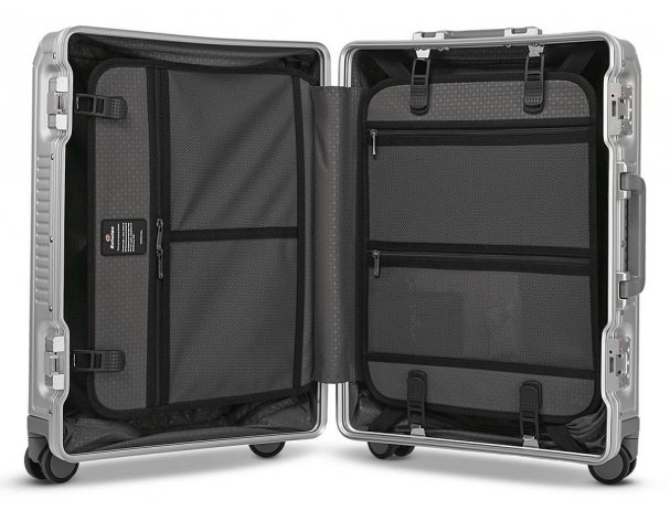 Suitcase Echolac Shogun Classic 41x55x24 cm, silver (1118T1418919200)