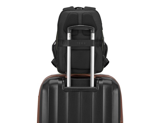 Рюкзак для ноутбука Delsey Dlc Pro, 16.5x40x28 см, черный (00210260200)