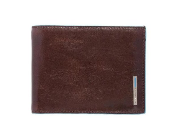 Wallet for men Piquadro Blue Square, genuine leather, brown (472405)