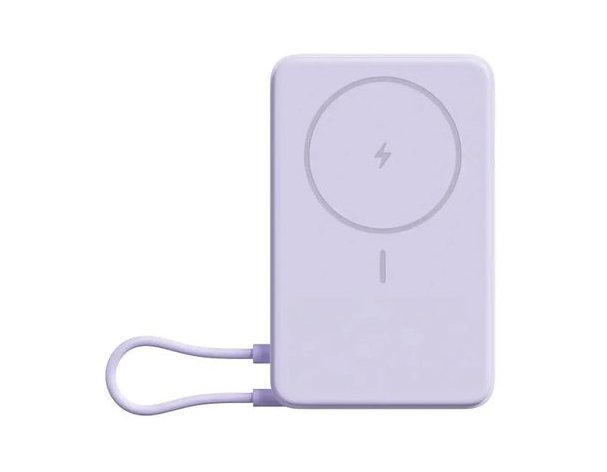 Аккумулятор внешний Xiaomi Magnetic BHR08PAGL, 10000мAч, фиолетовый (2156471)