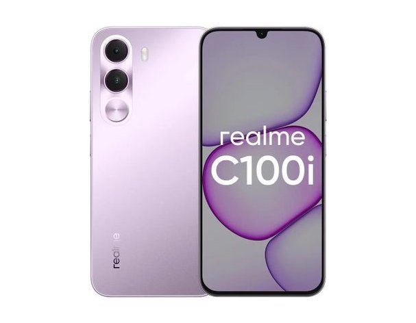 Смартфон Realme C100i 4/128Gb, RMX5377, NFC, IPS, 120Гц, 7000мAч, фиолетовый (2176161)