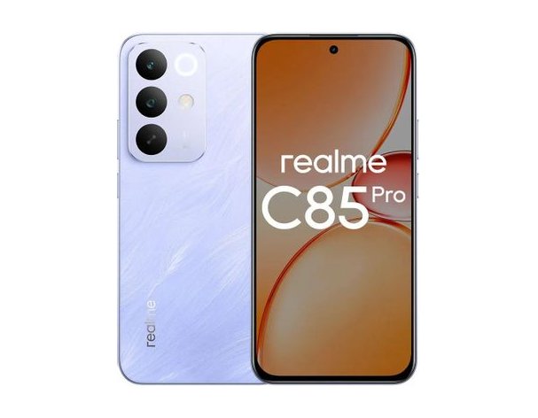 Смартфон Realme C85 Pro 8/256Gb, RMX5555, NFC, AMOLED, 120Гц, 7000мAч, фиолетовый (2159575)