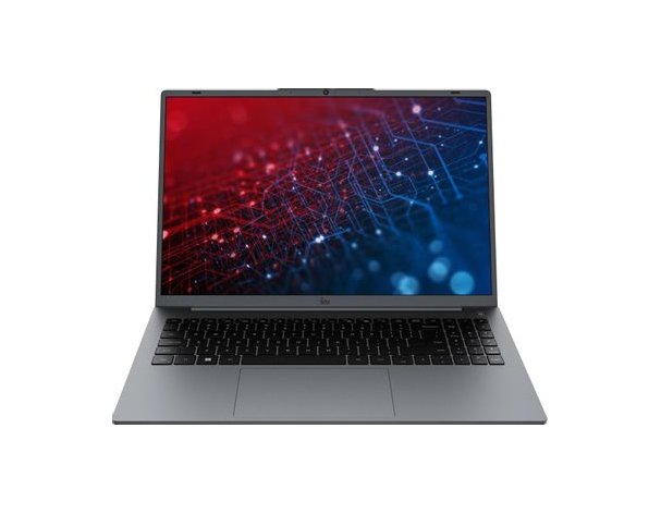 Ноутбук iRU Tactio 16ALB 16, IPS, Intel Core i5 1235U 1.3ГГц, 10-ядерный, 16ГБ 512ГБ SSD, Intel UHD Graphics, Windows 11 Pro, серый (2110204)