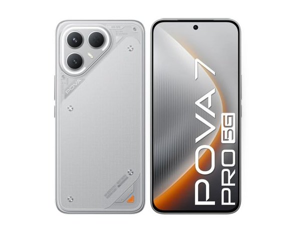 Smartphone Tecno Pova 7 Pro 5G 12/256Gb, NFC, OLED, 144Hz, 6000mAh, Grey (2114276)