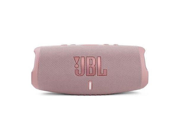 Колонка портативная JBL Charge 5, 40Вт, розовый [jblcharge5pink]
