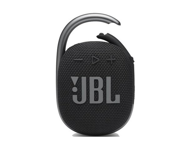 Колонка портативная JBL Clip 4, 5Вт, черный [jblclip4blk]