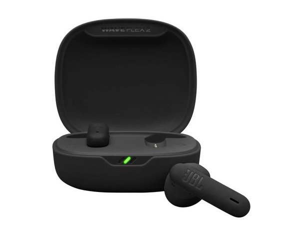 Наушники JBL Wave Flex 2, Bluetooth, вкладыши, черный [jblwflex2blk]