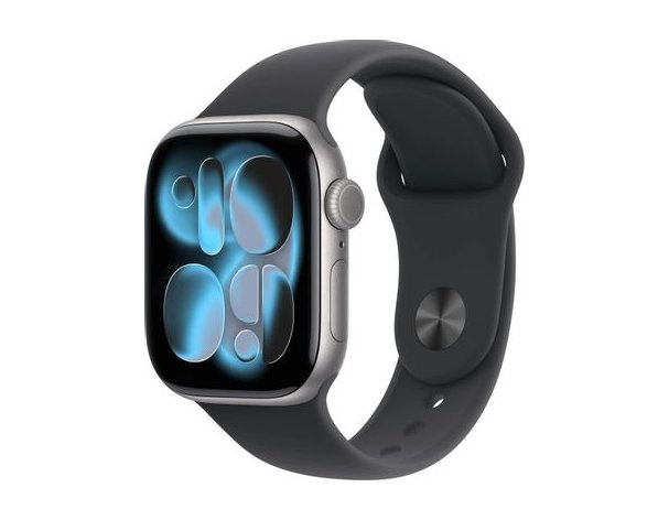 Смарт-часы Apple Watch Series 11 A3331, 42мм, черный/серый космос (2146643)