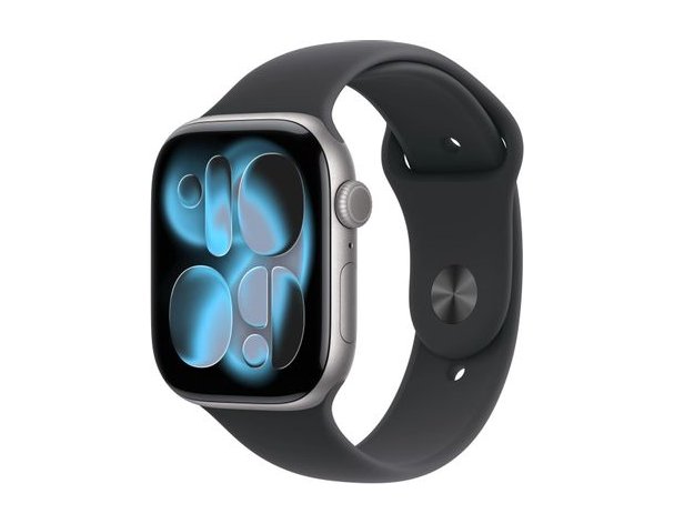 Смарт-часы Apple Watch Series 11 A3331, 42мм, черный/серый космос (2162824)