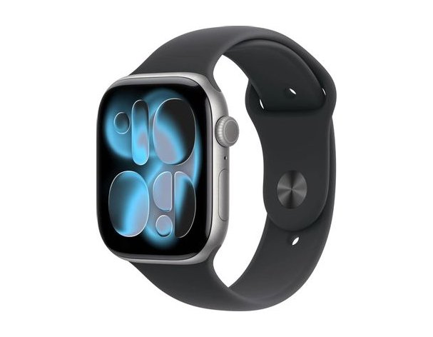 Смарт-часы Apple Watch Series 11 A3333, 46мм, черный/серый космос (2155875)