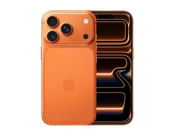Смартфон Apple iPhone 17 Pro 256Gb, A3523, NFC, OLED, 120Гц, оранжевый