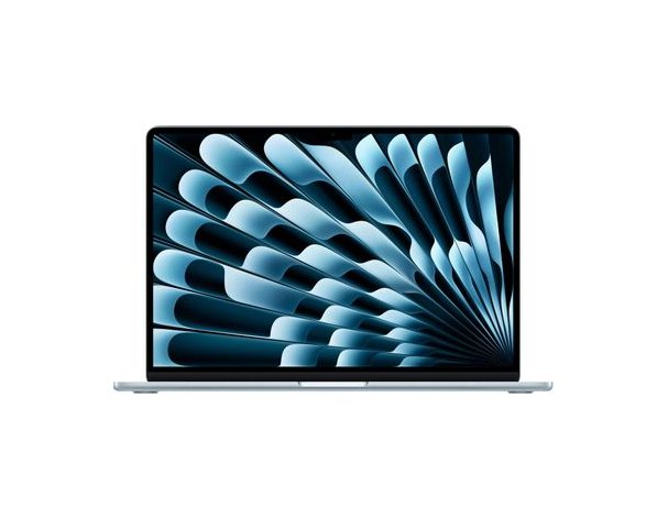 Ноутбук Apple MacBook Air A3241 15.3, 2025, Retina, Apple M4 10 core 4ГГц, 10-ядерный, 16ГБ 512ГБ SSD, macOS, голубой (2090239)