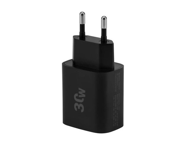 Устройство зарядное сетевое Digma DGW3C, USB-C, 30Вт, 3A, черный (1655945)