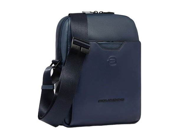 Men's bag Piquadro Ael, genuine leather, blue (2136391)