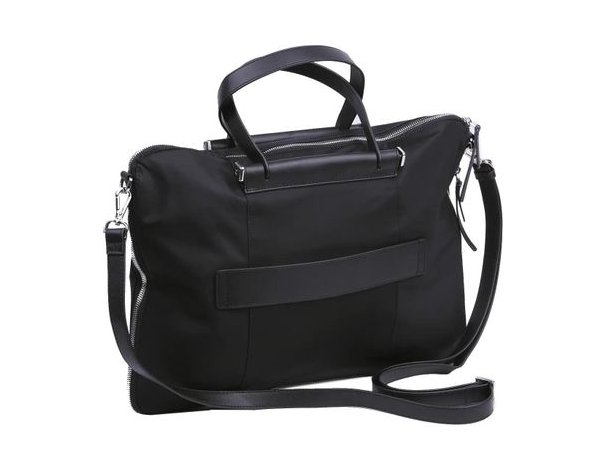 Women's business bag Piquadro Lyra, recycled fabric, black (2047554)