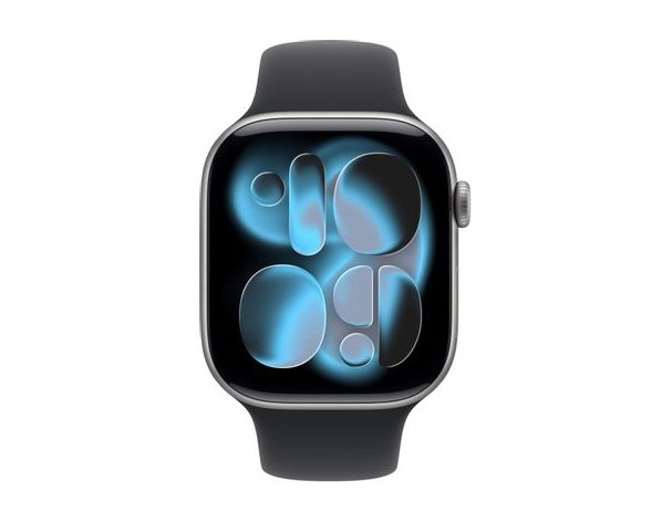 Смарт-часы Apple Watch Series 11 A3333, 46мм, черный/серый космос (2155877)