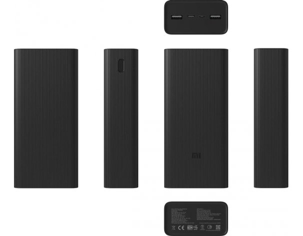 Аккумулятор внешний Xiaomi, черный, 30000мAч