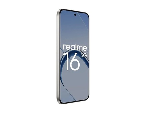 Смартфон Realme 16 5G 8/256Gb, RMX5171, NFC, AMOLED, 120Гц, 7000мAч, белый (2176156)