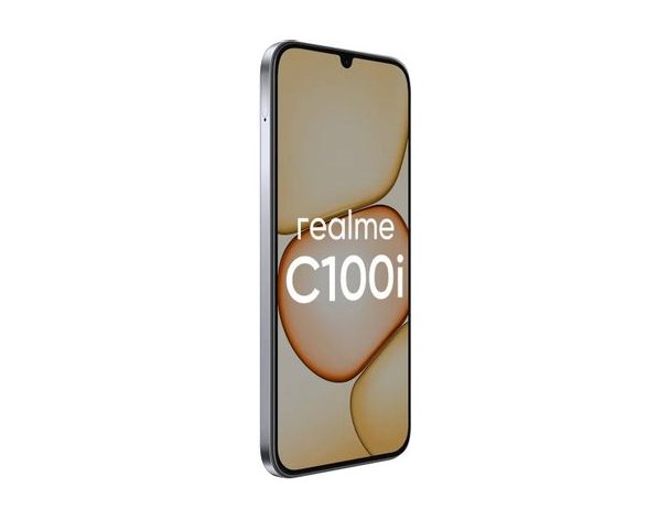 Смартфон Realme C100i 4/128Gb, RMX5377, NFC, IPS, 120Гц, 7000мAч, серебристый (2176158)
