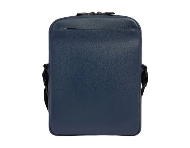 Men's bag Piquadro Ael, genuine leather, blue (2136391)
