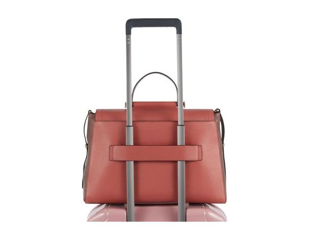 Сумка женская деловая Piquadro Circle, натуральная кожа, терракотовый /кофейный (2136315)