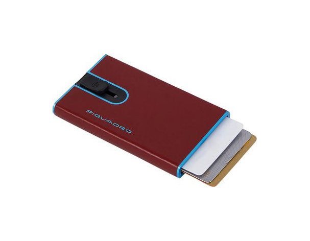Case credit card Piquadro Blue Square PP4825B2BLR/CU4, genuine leather, tobacco (2011807)