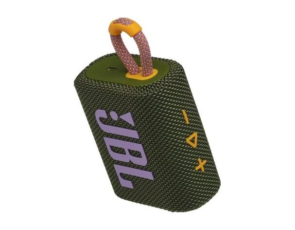 Колонка портативная JBL GO 3, 4.2Вт, зеленый [jblgo3grn]