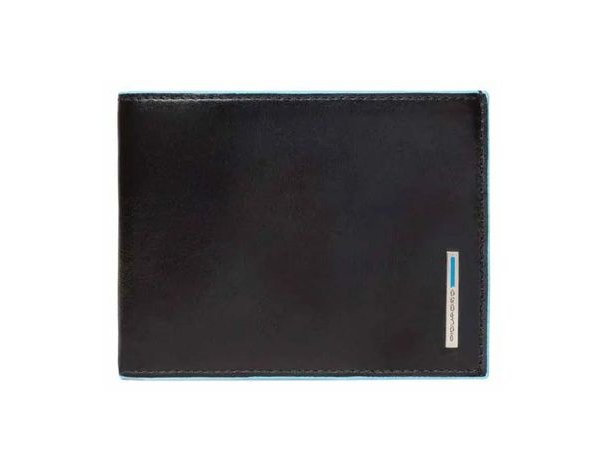 Men's wallet Piquadro Blue Square, genuine leather, black [pu257b2r/n]