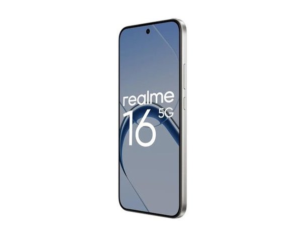 Смартфон Realme 16 5G 8/256Gb, RMX5171, NFC, AMOLED, 120Гц, 7000мAч, белый (2176156)