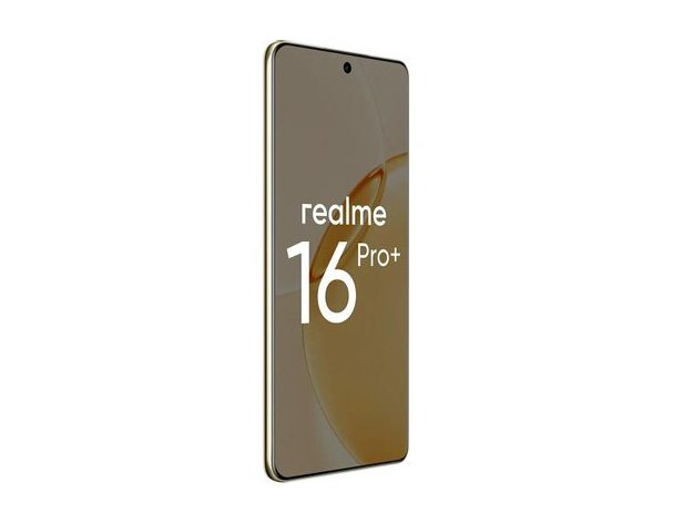 Смартфон Realme 16 Pro+ 8/256Gb, RMX5131, NFC, AMOLED, 144Гц, 7000мAч, золотистый (2164984)