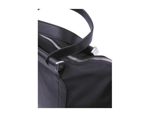 Women's business bag Piquadro Lyra, recycled fabric, black (2047554)