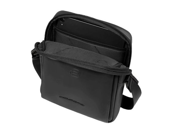 Сумка мужская Piquadro Ael, кожа натуральная, черный (2136392)