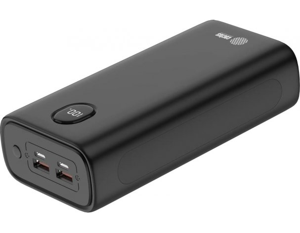External battery Cactus CS-PBFSJA-30000, 30000mAh, black (2032372)