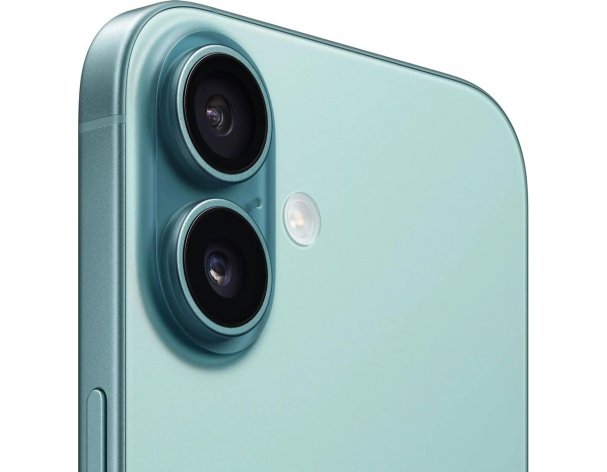 Смартфон Apple iPhone 16 128Gb, A3287, бирюзовый