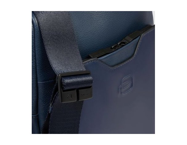 Men's bag Piquadro Ael, genuine leather, blue (2136391)