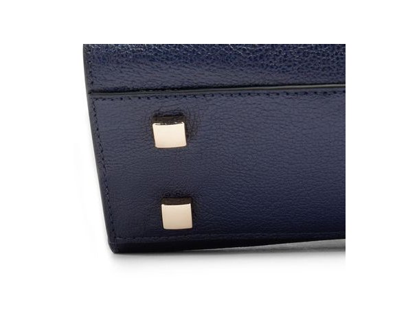 Women's business bag Piquadro Patricia, genuine leather, dark blue (2136308)