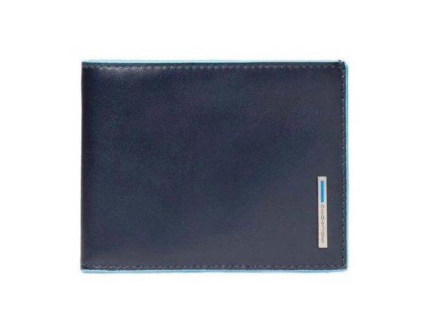 Men's wallet Piquadro Blue Square, blue, genuine leather