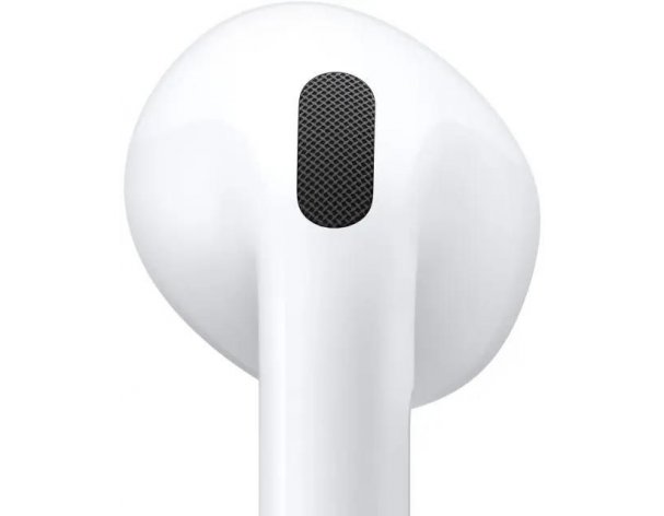 Наушники Apple AirPods 4 A3050,A3053,A3058, Bluetooth, вкладыши, белый [mxp63za/a]