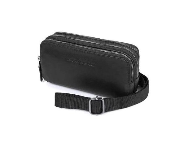 Клатч мужской Piquadro Black Square, натуральная кожа, черный