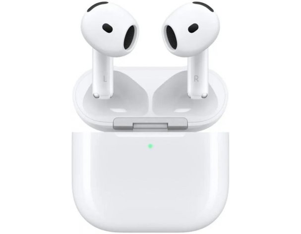 Наушники Apple AirPods 4 ANC A3055,A3056,A3059, Bluetooth, вкладыши, белый (2060388)