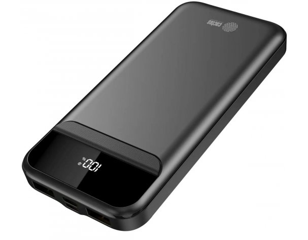 External battery Cactus CS-PBFSCA-10000, 10000mAh, grey (2032367)