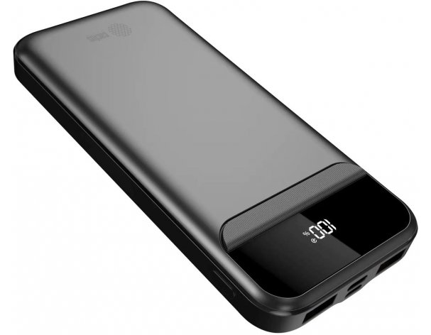 External battery Cactus CS-PBFSCA-10000, 10000mAh, grey (2032367)
