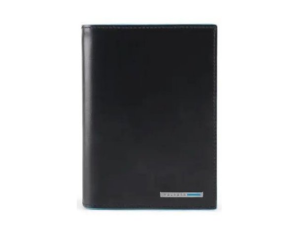Обложка для документов Piquadro Blue Square, натуральная кожа, черный (1554592)